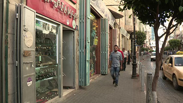 巴勒斯坦拉马拉的小商店视频下载