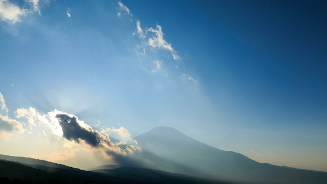 日本富士山视频素材