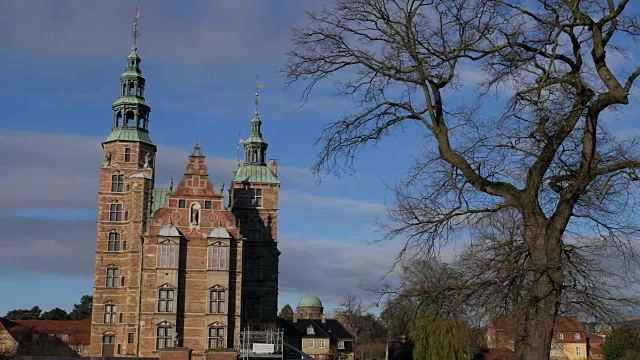 4K:丹麦，哥本哈根罗森堡城堡视频下载