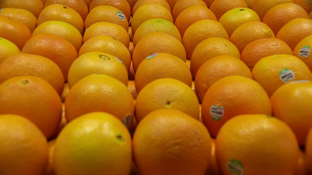 CU PAN Shot of Oranges /悉尼，新南威尔士，澳大利亚视频素材