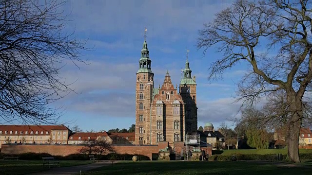 丹麦哥本哈根罗森堡城堡视频下载