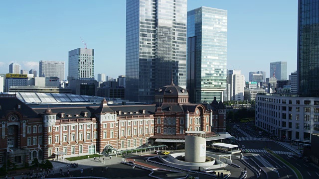 东京站高架日景视频下载