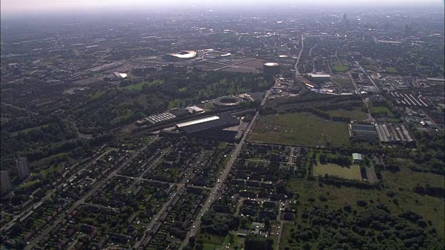 曼彻斯特城FC -鸟瞰图-英格兰，曼彻斯特，英国视频下载