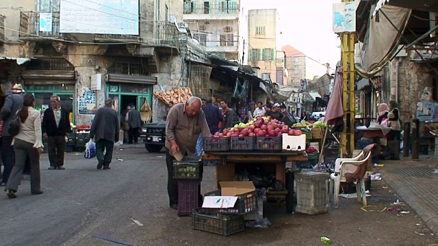 黎巴嫩，Sidone, Saida，当地市场视频下载