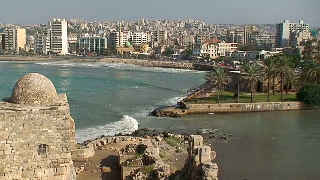 黎巴嫩，西多内，赛达，从海城看视频下载