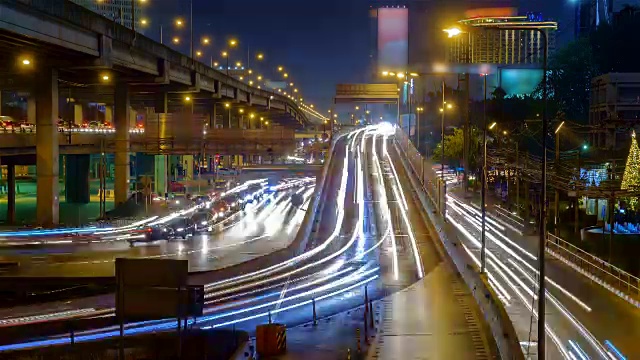 曼谷交通延时视频素材