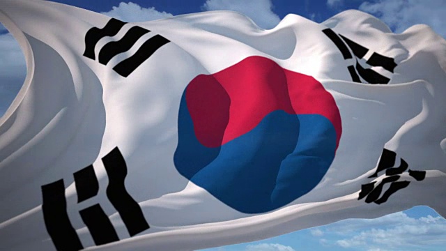 韩国国旗视频下载