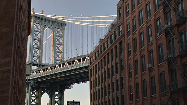 曼哈顿桥视频素材