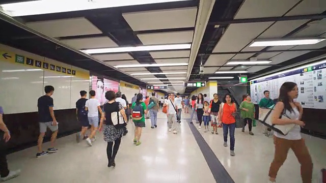 HD Time Lapse香港地铁视频下载