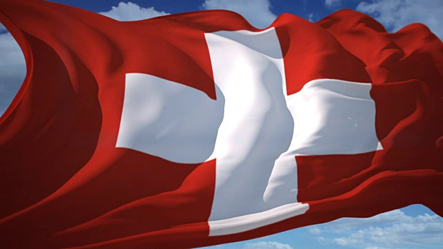 瑞士国旗视频下载