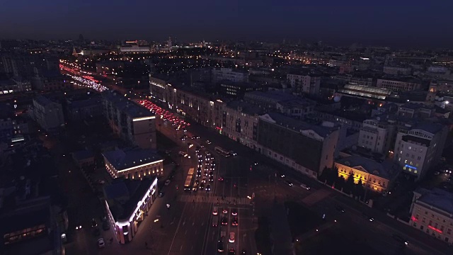 莫斯科中央区天线视频素材