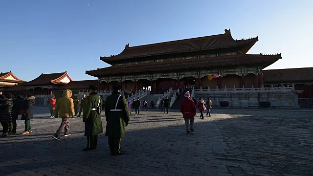 中国北京紫禁城旅游视频素材