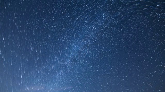 从卓京哲天文台观测的星场和星迹视频素材