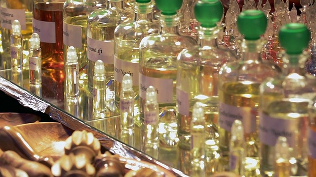 德国勃兰登堡波茨坦圣诞市场上的香水视频下载
