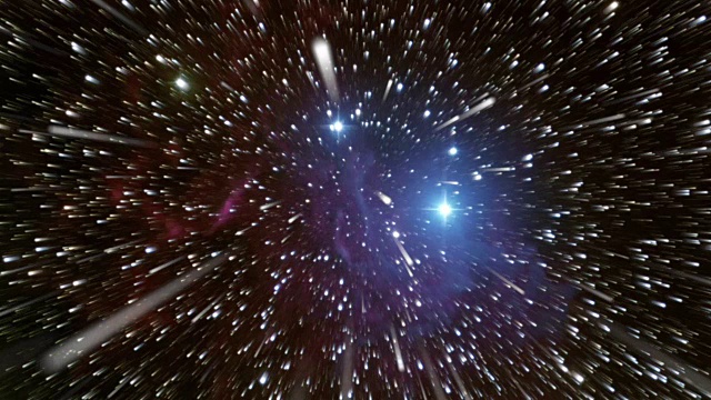 向IC405星云的太空旅行视频下载