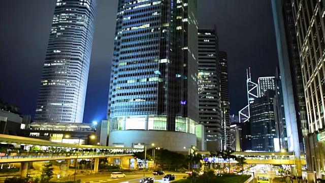 香港商业区视频素材