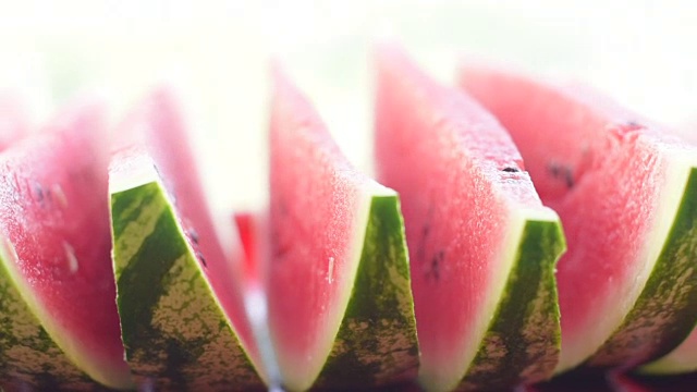 多汁西瓜片视频素材