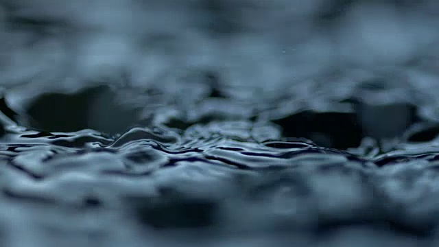 水流湍流-漩涡-水滴视频素材