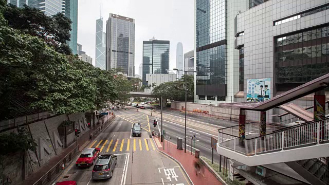 4K，时光流逝，香港都市风光视频下载