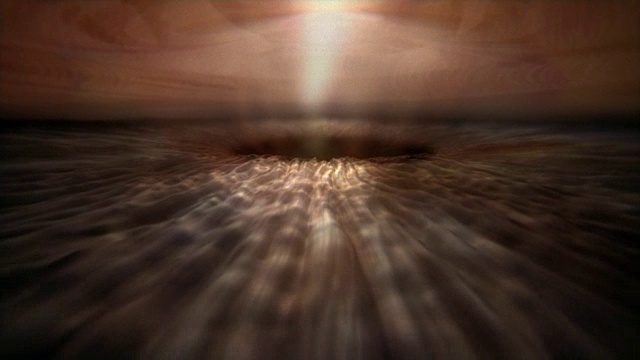 显示光线通过人眼晶状体的动画序列。视频素材