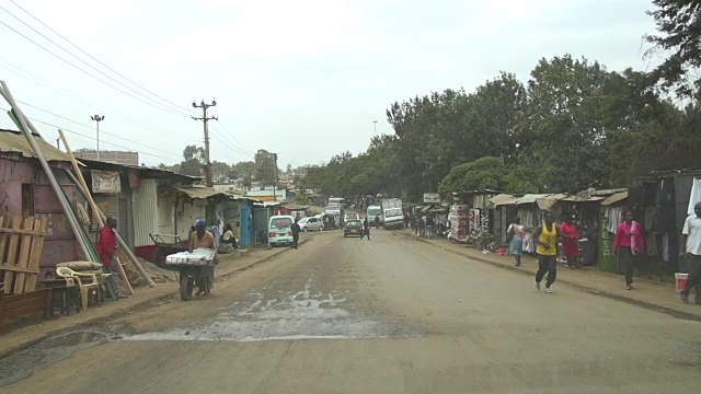 街道在乌干达视频素材