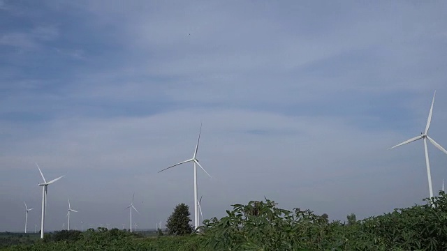 风能发电机视频素材