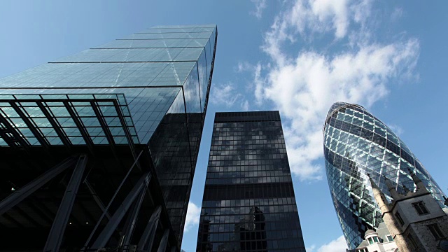 伦敦的摩天大楼视频素材