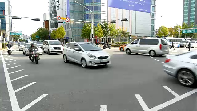汉城的延时交通视频下载