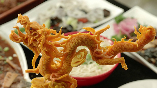食品雕刻,中国龙视频下载