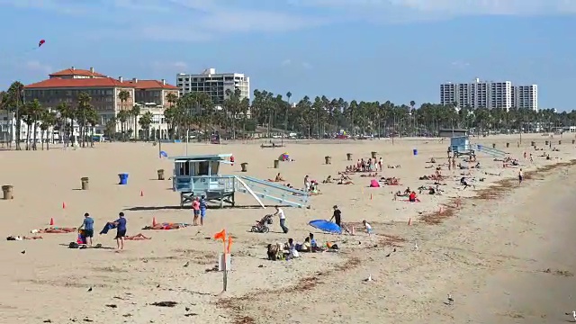 四段4K版的圣莫尼卡海滩视频视频下载