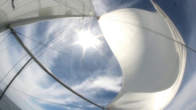 帆和太阳视频素材
