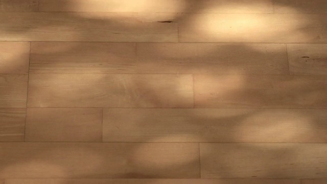 木地板上的抽象阴影视频素材