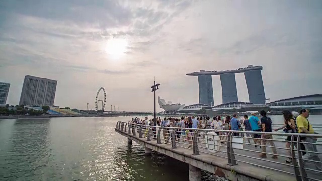新加坡间隔拍摄视频素材