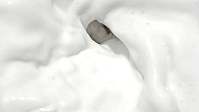 慢动作牛奶视频素材