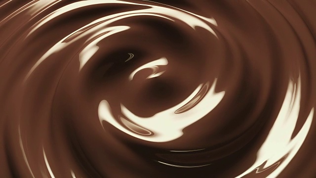 巧克力漩涡背景视频素材