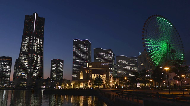 横滨夜景视频素材