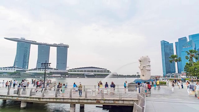 新加坡间隔拍摄视频素材