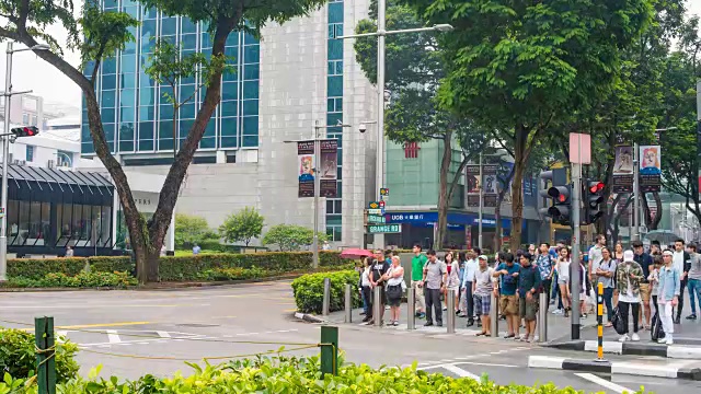 香港十字路口视频素材