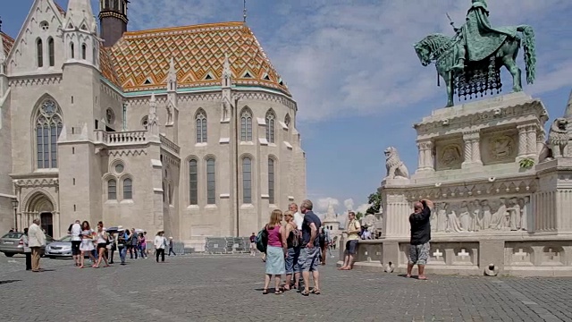 菲舍曼的堡垒，布达佩斯，匈牙利，欧洲视频下载