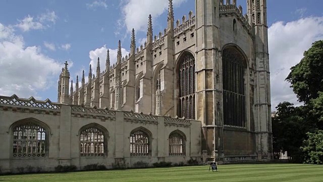 国王学院教堂，剑桥，剑桥郡，英国，欧洲视频素材