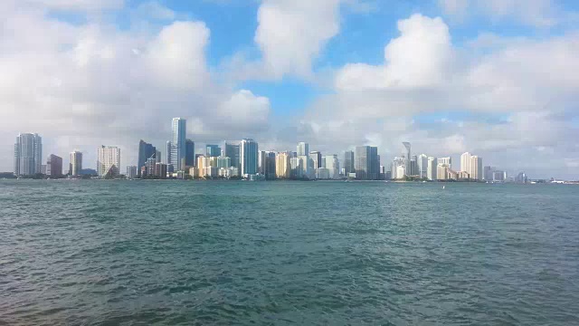 迈阿密市中心的天际线视频下载