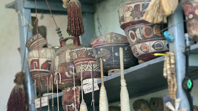 MS LA陶器摄影/秘鲁南部，纳斯卡，秘鲁视频下载