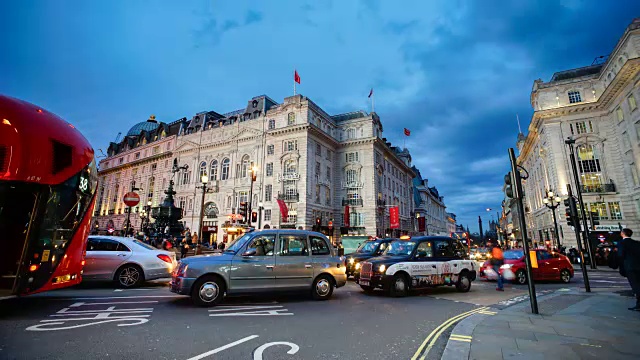 英国伦敦的皮卡迪利广场视频素材