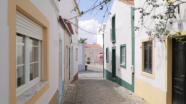 后街，费拉古多，阿尔加维，葡萄牙，欧洲视频下载