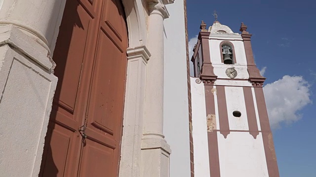 欧洲，葡萄牙，阿尔加维，西尔维斯，旧城教堂视频下载