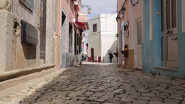 后街，费拉古多，阿尔加维，葡萄牙，欧洲视频下载