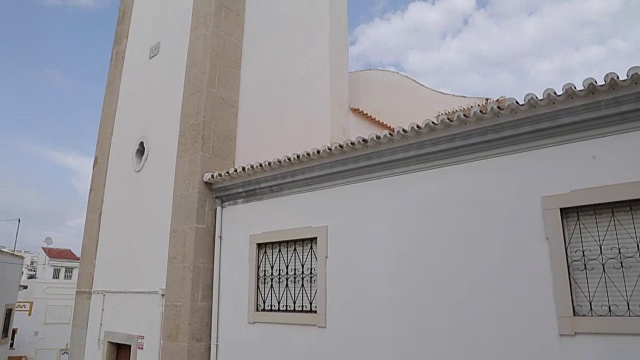 教堂尖顶，阿尔布费拉，阿尔加维，葡萄牙，欧洲视频下载