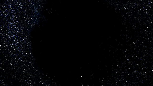 闪烁天空中的黑洞视频下载