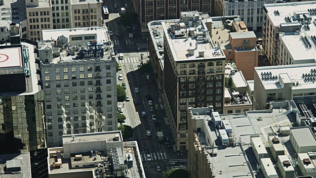洛杉矶市区屋顶视频素材