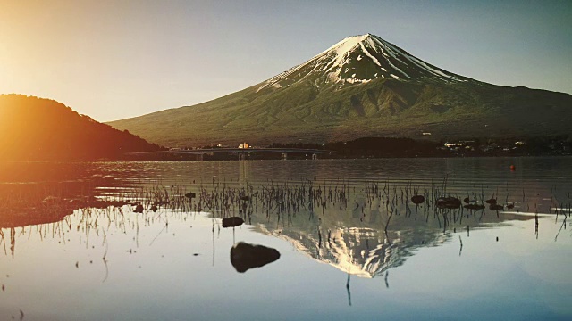 富士山的日出视频下载